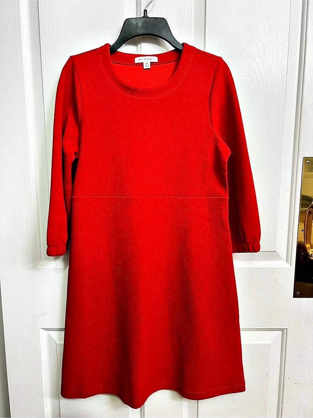 Free Assembly Rust Red Mini Dress Size XS Like New